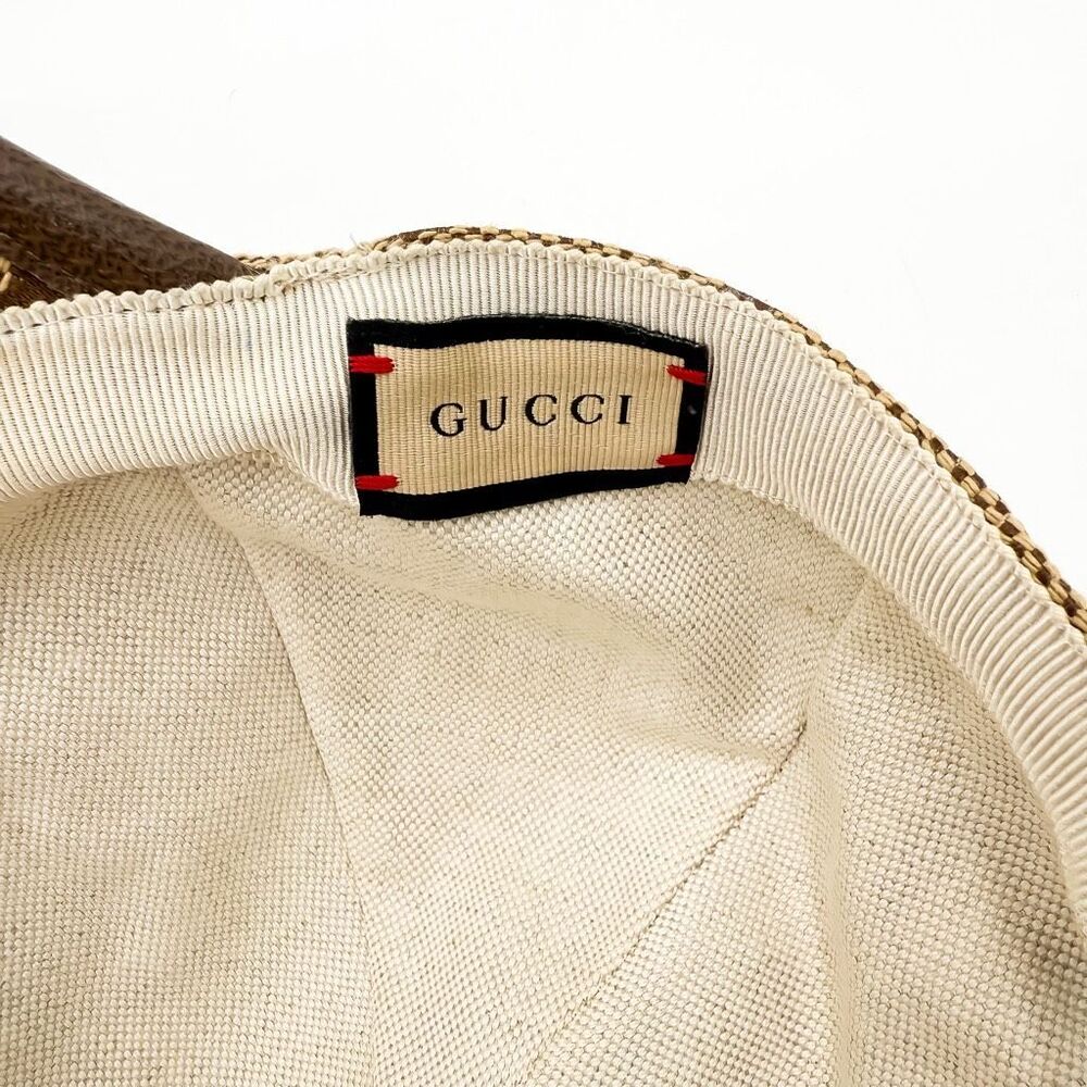 Gucci Supreme GG Jumbo Monogram Canvas Baseball Cap Designer Hat - Picture 6 of 9